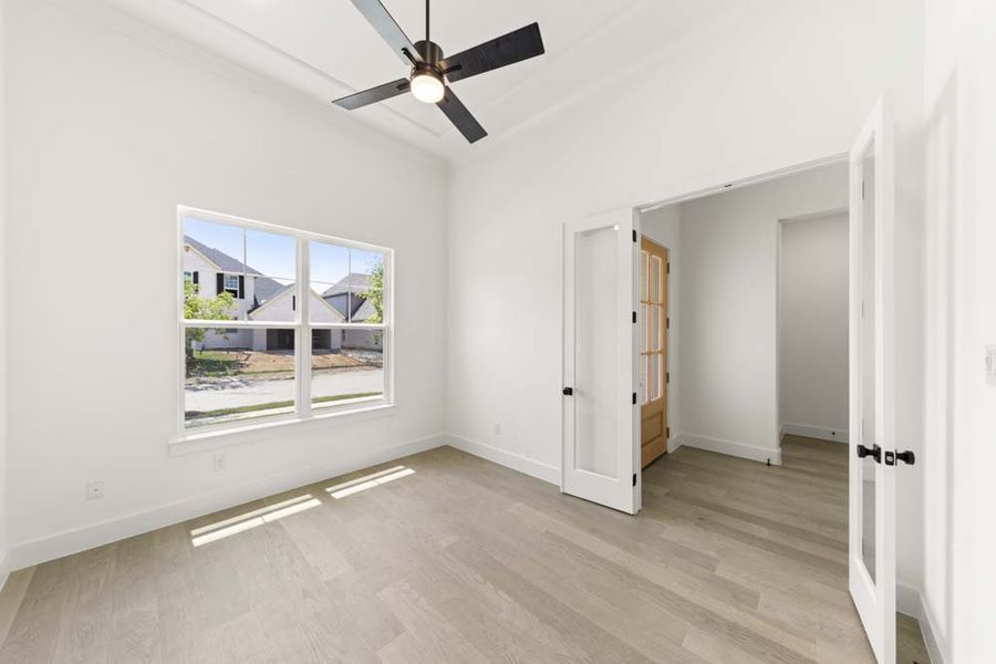 Representative unfurnished interior of a home built from the 5022 by Tradition Homes in Lakewood at Brookhollow – 60′ Lots, Prosper (Image 19).