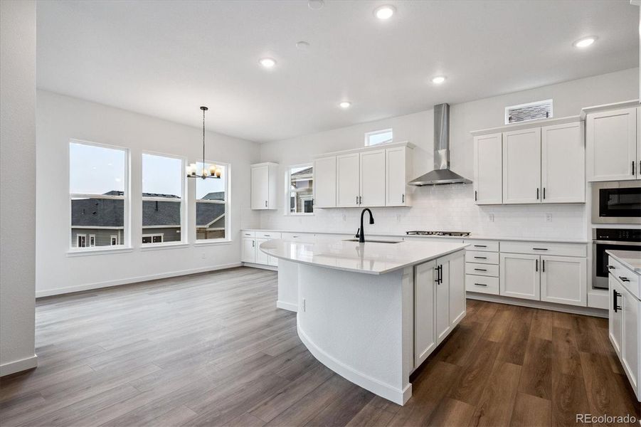 Furnished interior view inside a new home in Westridge, Highlands Ranch (Image 12). Furnished interior view inside a new home in Westridge, Highlands Ranch (Image 12).