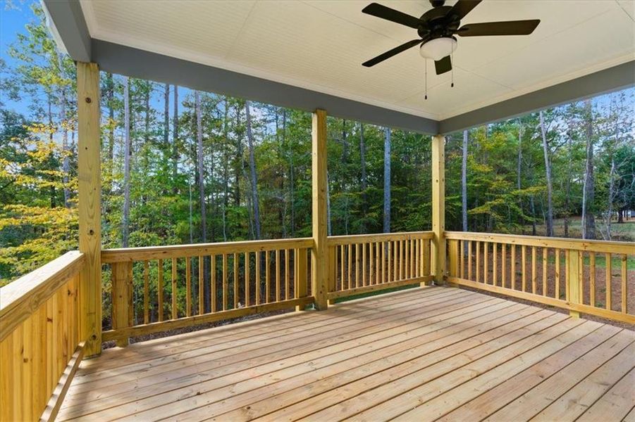 Exterior details and patio area of a home in The Estates at Hurricane Pointe, Douglasville (Image 24). Exterior details and patio area of a home in The Estates at Hurricane Pointe, Douglasville (Image 24).
