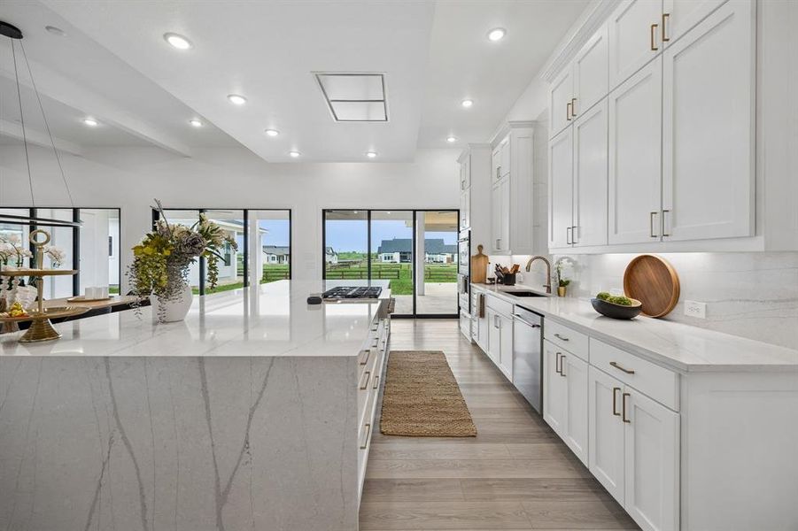 Furnished interior view inside a new home in , Northlake (Image 9).