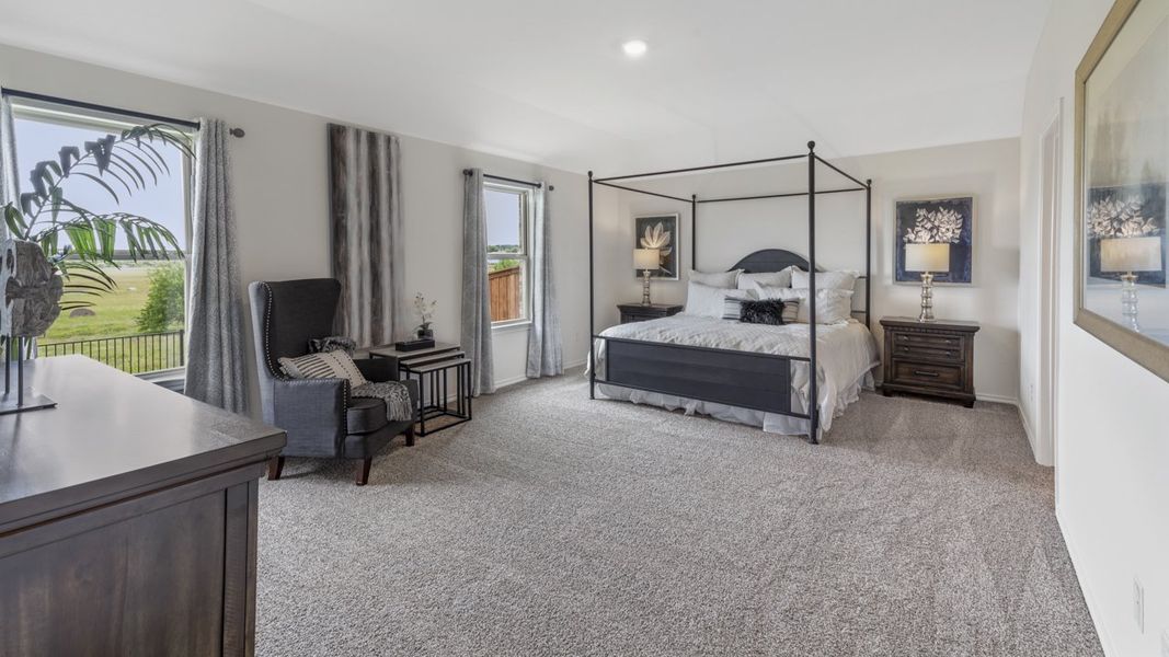 Furnished interior view inside a new home in Crane Crossing, Crandall (Image 17).