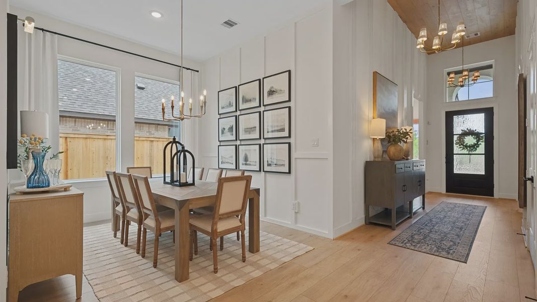 Furnished interior view inside a new home in Parkside on the River, Georgetown (Image 12). Furnished interior view inside a new home in Parkside on the River, Georgetown (Image 12).