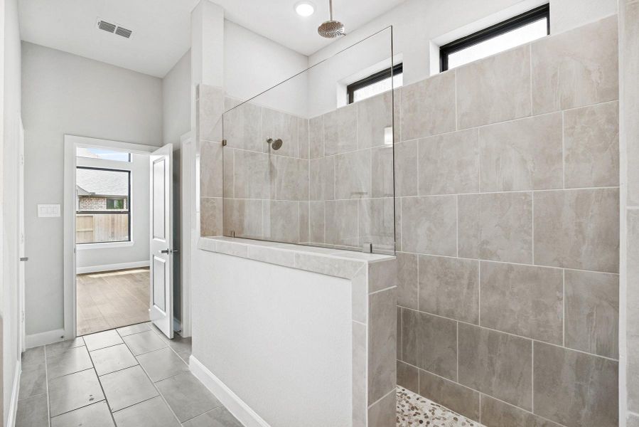 Furnished interior view inside a new home in Grange 45' Homesites, Katy (Image 8).