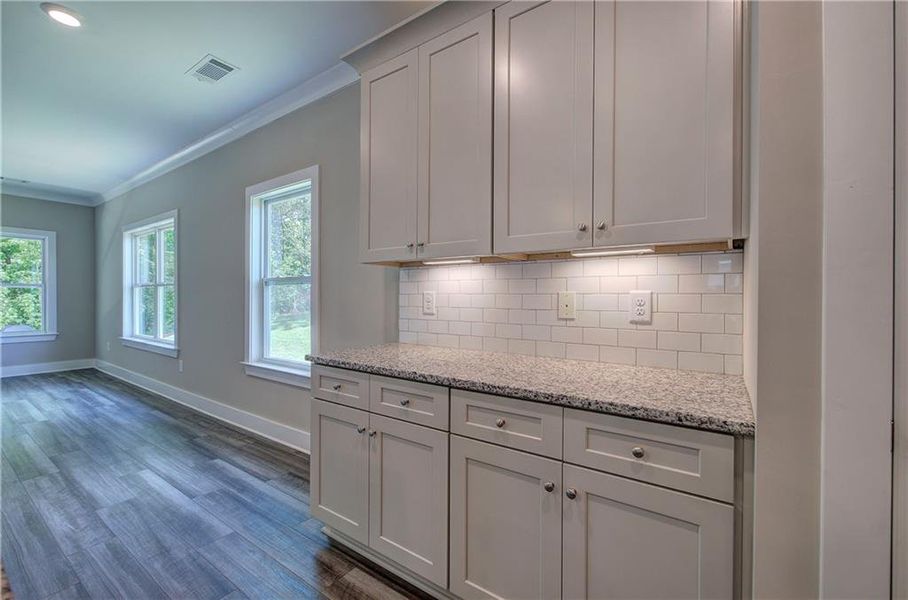 Furnished interior view inside a new home in , Cartersville (Image 13).