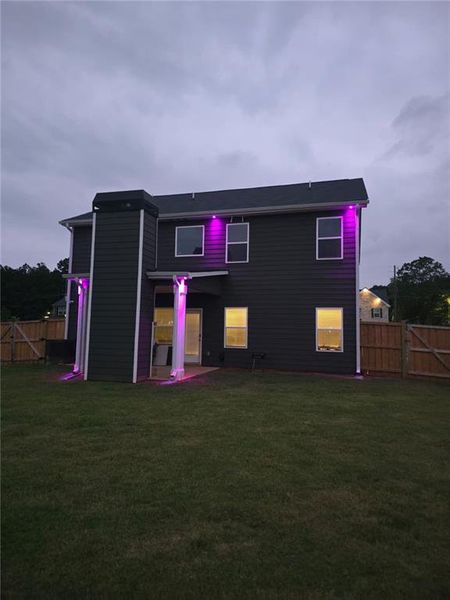 Exterior details and patio area of a home in Fern Dale, Fairburn (Image 46).