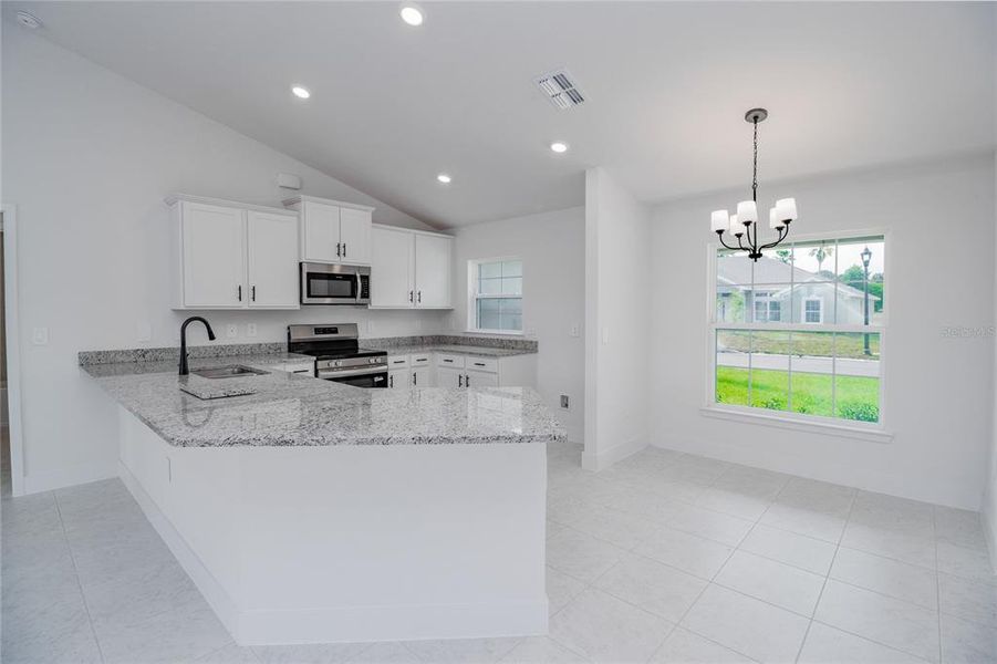 Furnished interior view inside a new home in Hickory Ridge Estates, Lake Wales (Image 6).
