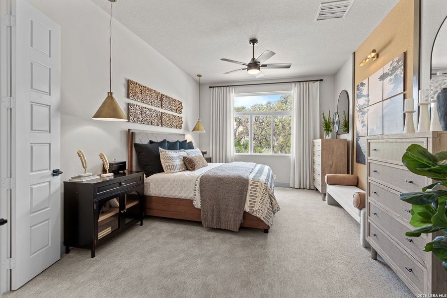 Furnished interior view inside a new home in Prominence, San Antonio (Image 27).