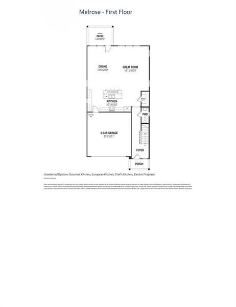 Melrose - First Floor