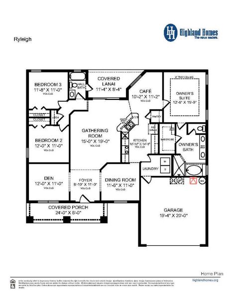 Ryleigh - Home Layout