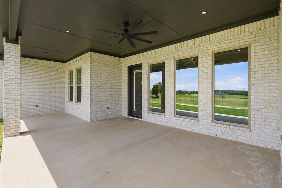 Exterior details and patio area of a home in , Godley (Image 3). Exterior details and patio area of a home in , Godley (Image 3).