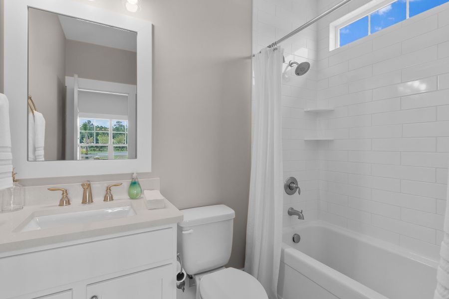 Representative furnished interior of a home built from the Scout by Bill Clark Homes in Sidbury Landing, Wilmington (Image 75).