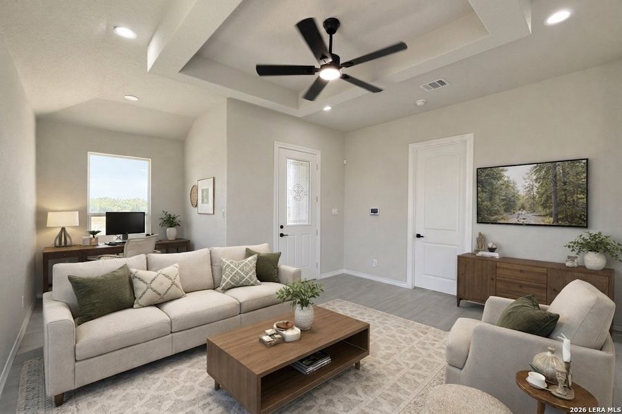 Furnished interior view inside a new home in , La Vernia (Image 5). Furnished interior view inside a new home in , La Vernia (Image 5).