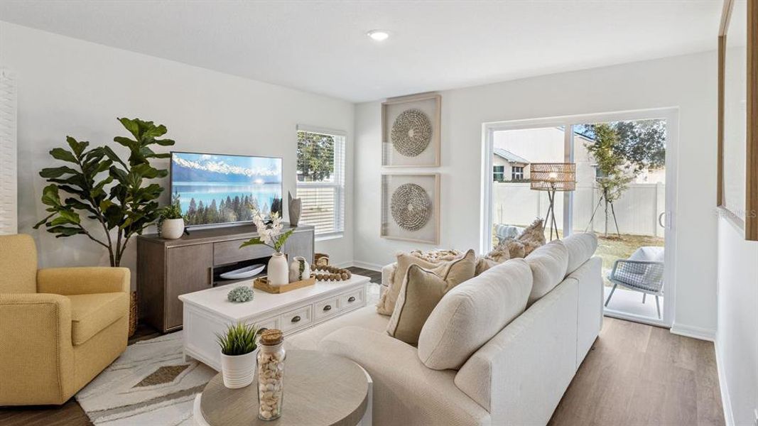 Furnished interior view inside a new home in , Haines City (Image 9).