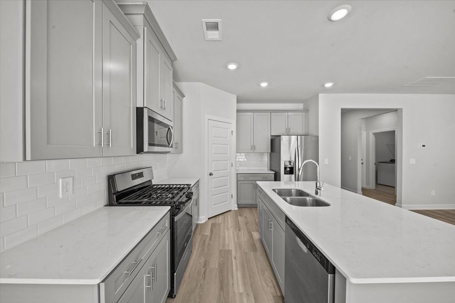 Furnished interior view inside a new home in Collier Ridge, Moore (Image 7). Furnished interior view inside a new home in Collier Ridge, Moore (Image 7).