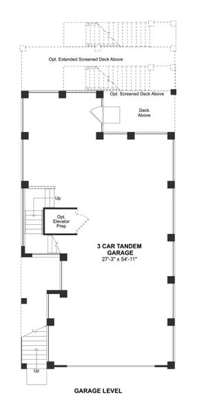 2D floor plan layout for the Tybee by K. Hovnanian® Homes in Sandy Oaks, Hilton Head Island, SC (Image 14).
