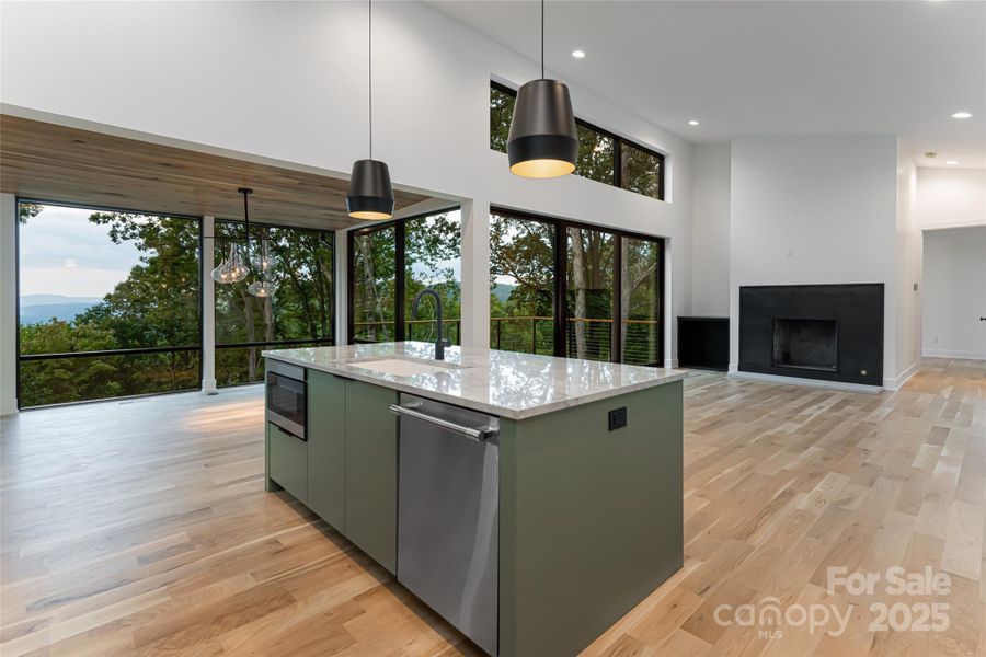 Furnished interior view inside a new home in , Hendersonville (Image 29).