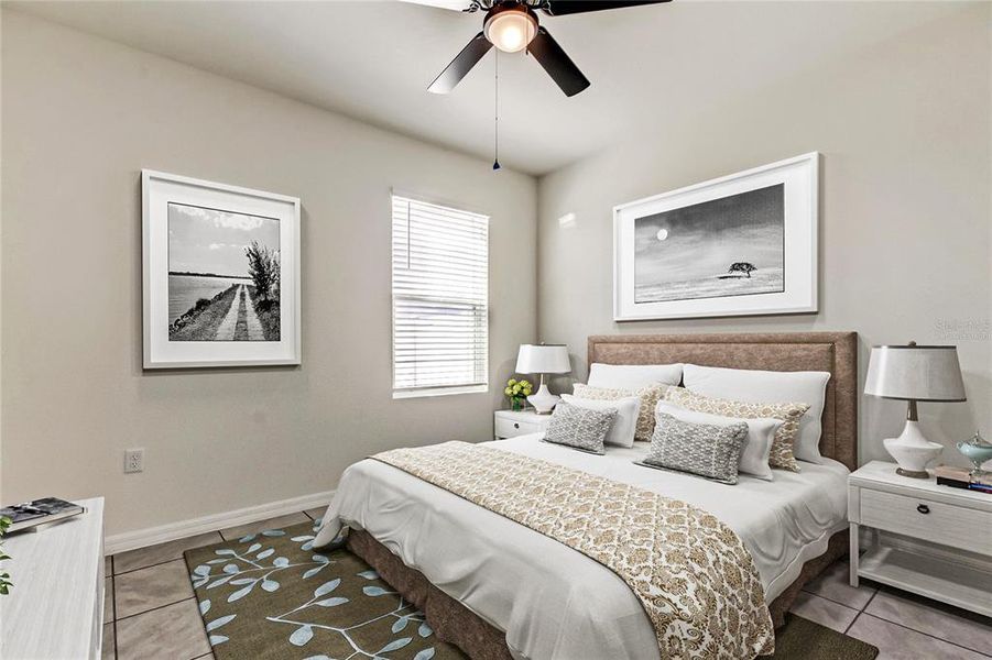 Furnished interior view inside a new home in Lakes at Laurel Highlands, Lakeland (Image 19).