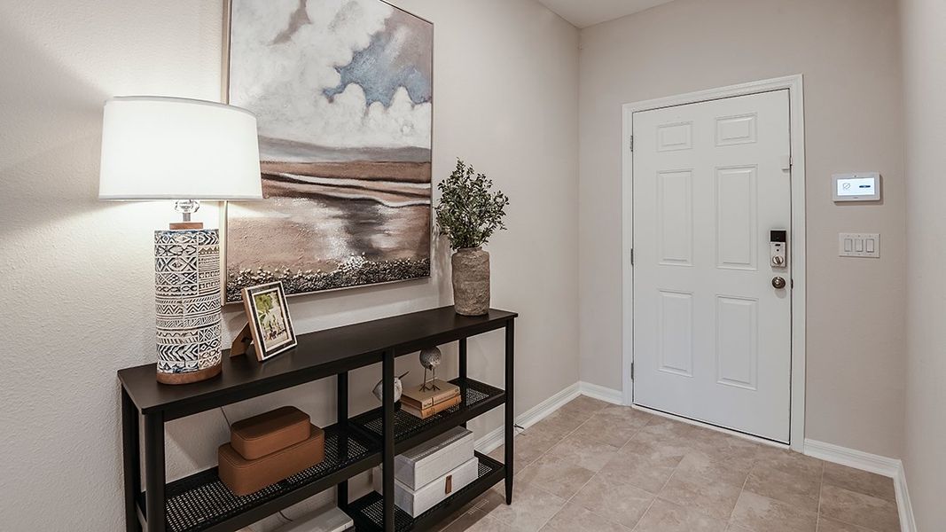 Furnished interior view inside a new home in Coopers Meadow, Jacksonville (Image 6). Furnished interior view inside a new home in Coopers Meadow, Jacksonville (Image 6).