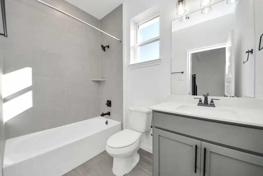 Furnished interior view inside a new home in Elyson, Katy (Image 6).