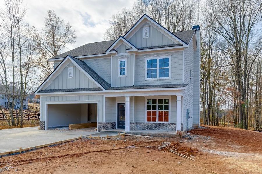 In-progress construction of a new home in , Jefferson, GA (Image 35).
