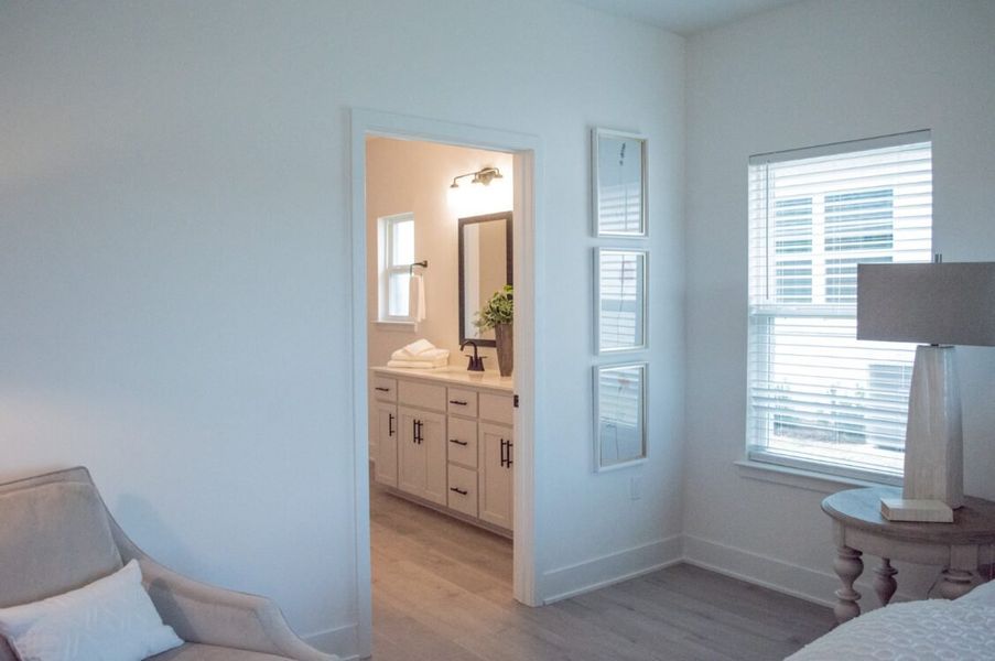 Furnished interior view inside a new home in Parkland Place, Pace (Image 11).