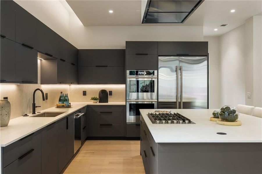 Furnished interior view inside a new home in , Atlanta (Image 46).