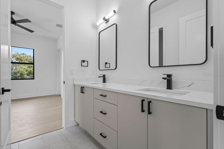 Furnished interior view inside a new home in , Tampa (Image 56). Furnished interior view inside a new home in , Tampa (Image 56).