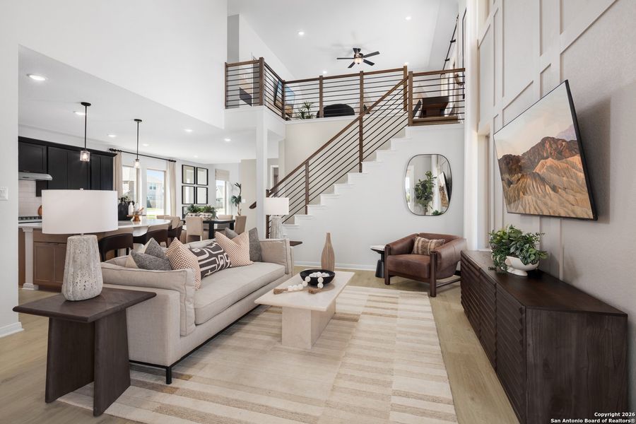 Furnished interior view inside a new home in Rhine Valley, Schertz (Image 15). Furnished interior view inside a new home in Rhine Valley, Schertz (Image 15).