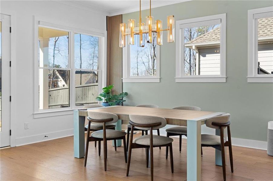 Furnished interior view inside a new home in , Marietta (Image 30).