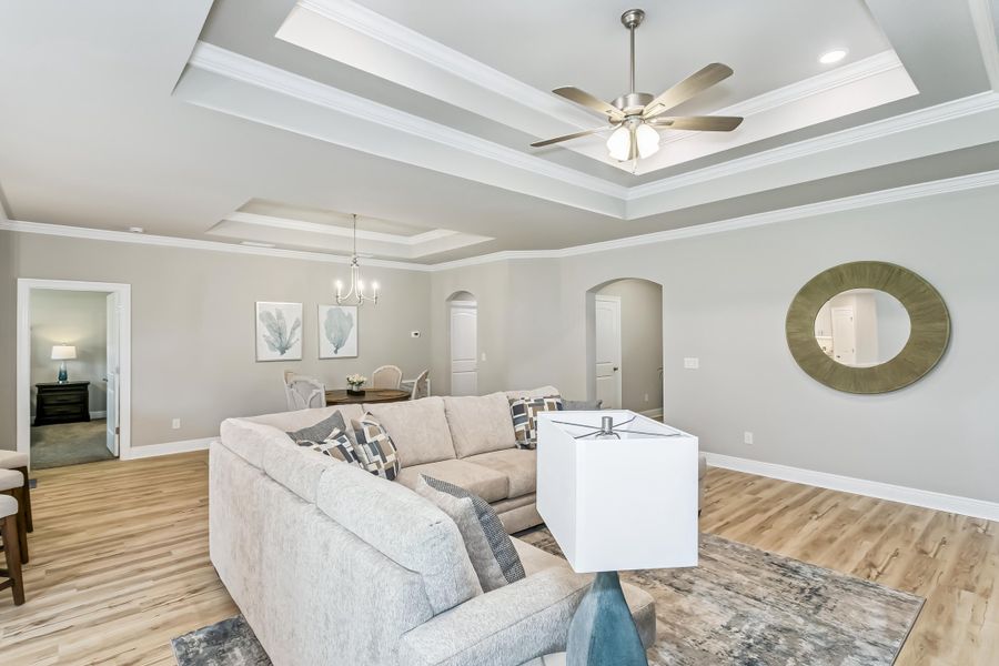 Representative furnished interior of a home built from the The Liberty by Herbst Homes in Buckeyes Landing, Navarre (Image 8).