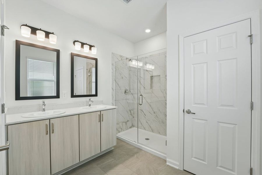 Furnished interior view inside a new home in Hawkes Meadow, Jacksonville (Image 11).