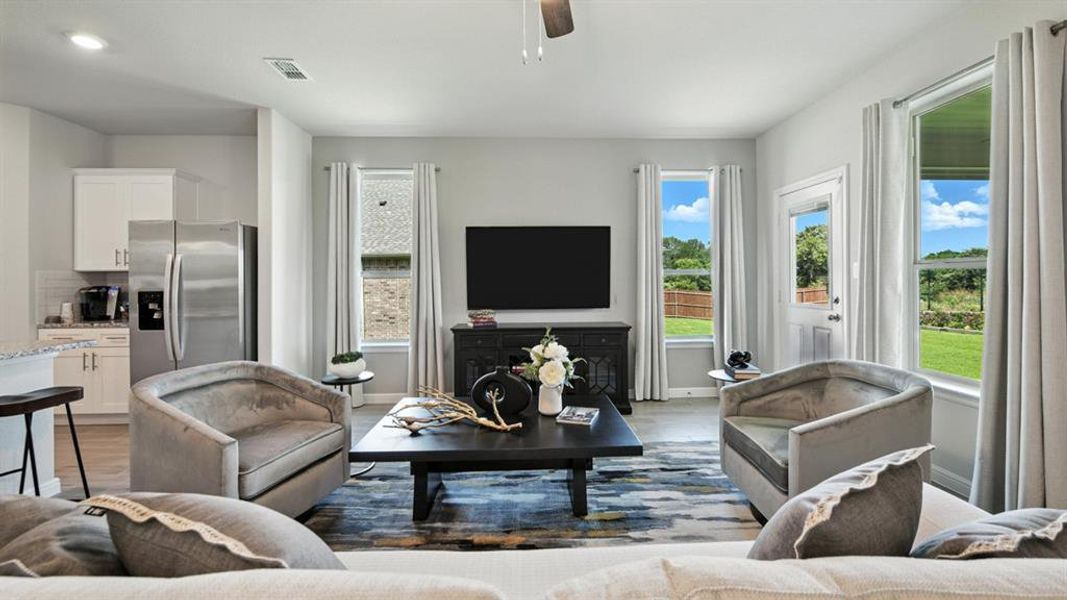 Furnished interior view inside a new home in Vista Park, Decatur (Image 23).