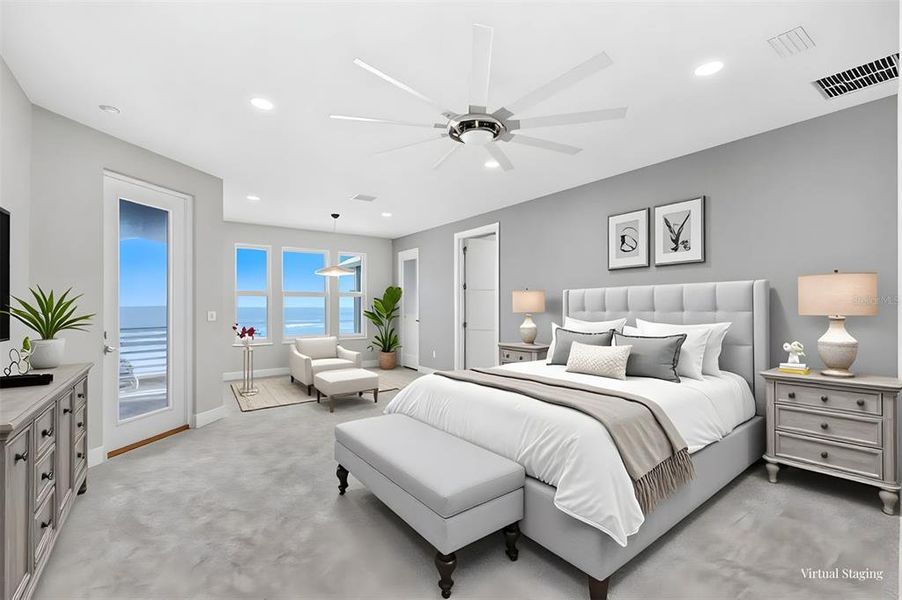 Furnished interior view inside a new home in , Flagler Beach (Image 9). Furnished interior view inside a new home in , Flagler Beach (Image 9).