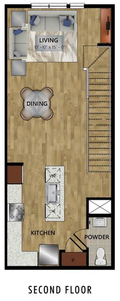 2D floor plan layout for the 1A by Urban Genesis in Grayson House, San Antonio, TX (Image 2). 2D floor plan layout for the 1A by Urban Genesis in Grayson House, San Antonio, TX (Image 2).