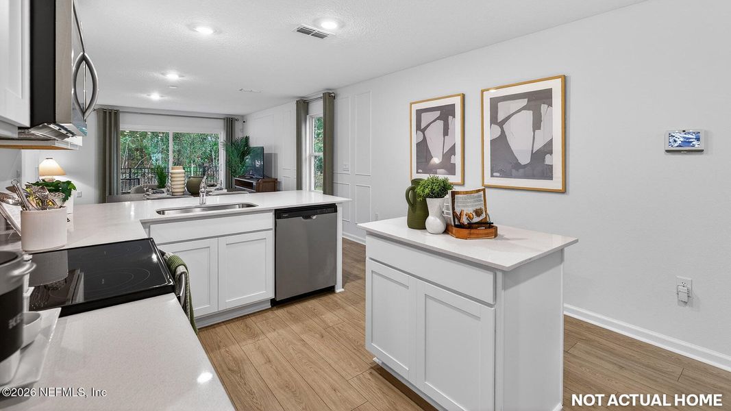 Furnished interior view inside a new home in Hansen Creek, Jacksonville (Image 8).