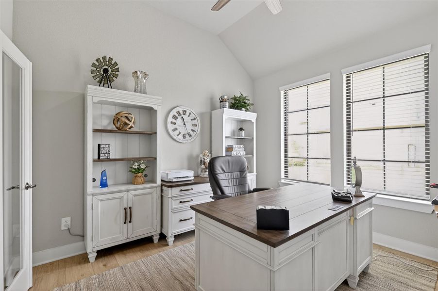 Furnished interior view inside a new home in Lone Star Landing, Montgomery (Image 5).