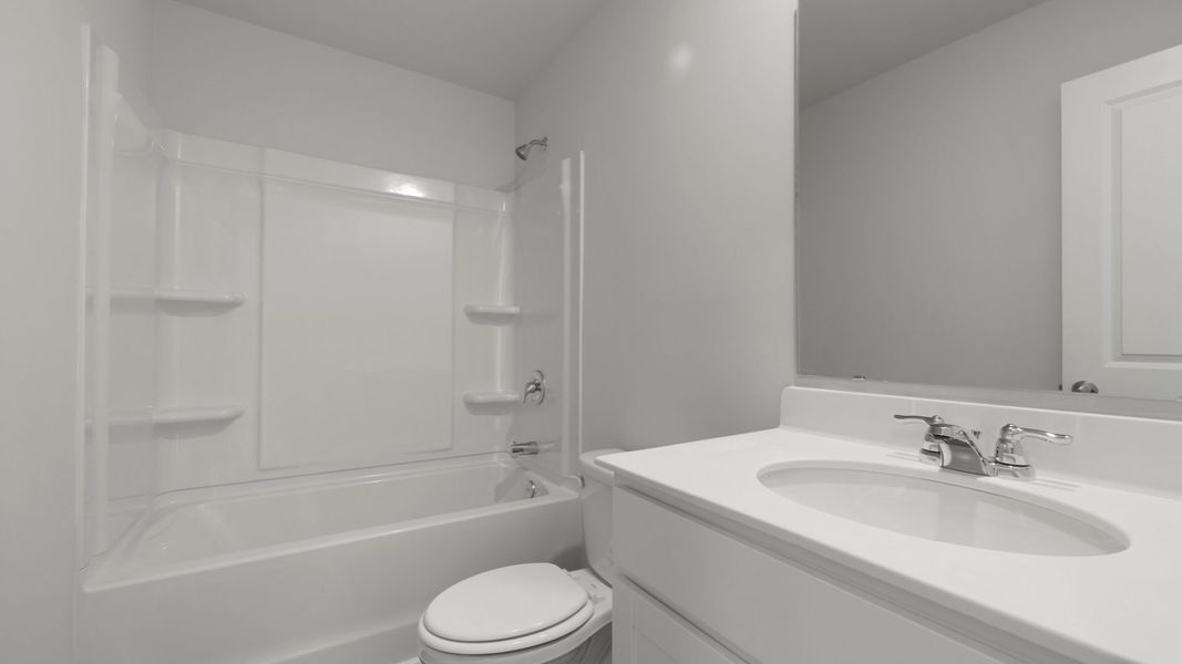 Representative furnished interior of a home built from the BRANDON by D.R. Horton in Evergreen, Holly Hill (Image 8).