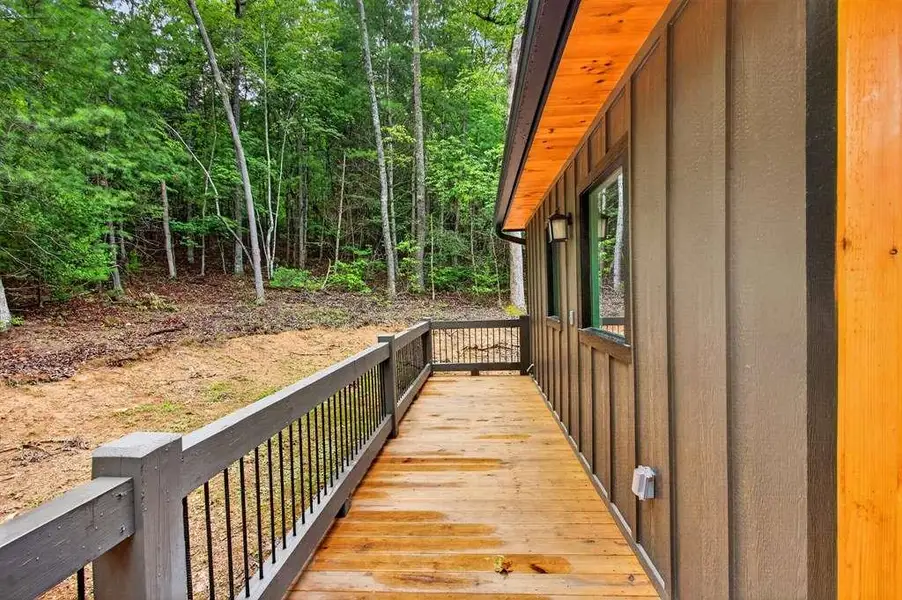 Exterior details and patio area of a home in , Blue Ridge (Image 18).