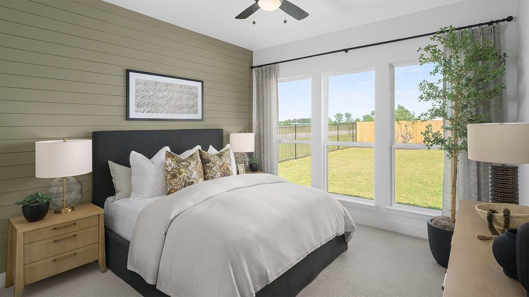 Furnished interior view inside a new home in Winfrey Estates, Tomball (Image 5).