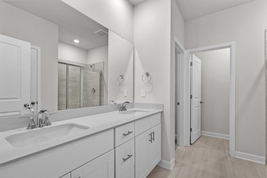 Furnished interior view inside a new home in Waterside - Coastline Series, Longs (Image 9).