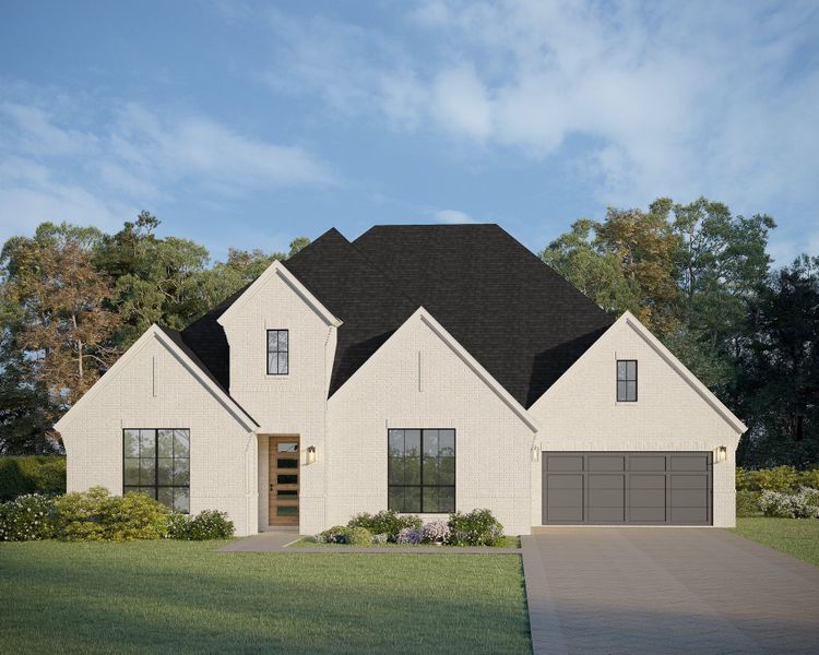 Plan 854 Elevation C Plan 854 Elevation C