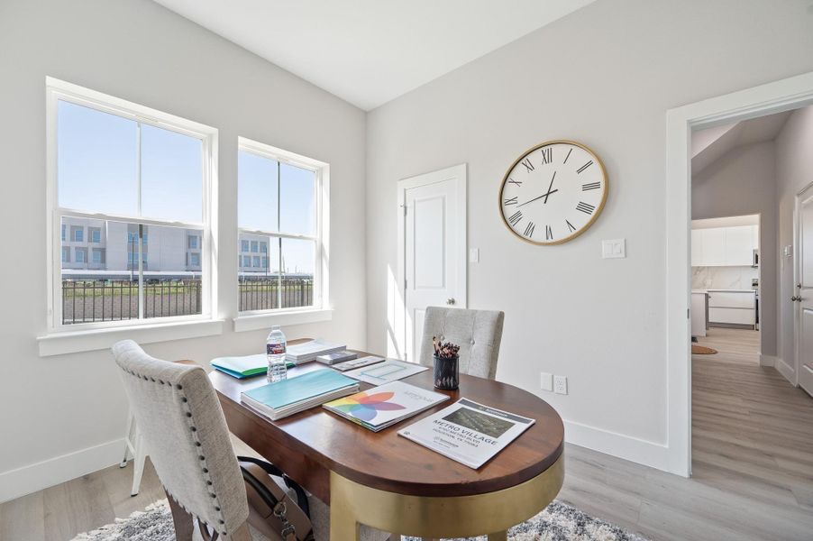 Furnished interior view inside a new home in Metro Village, Houston (Image 16).