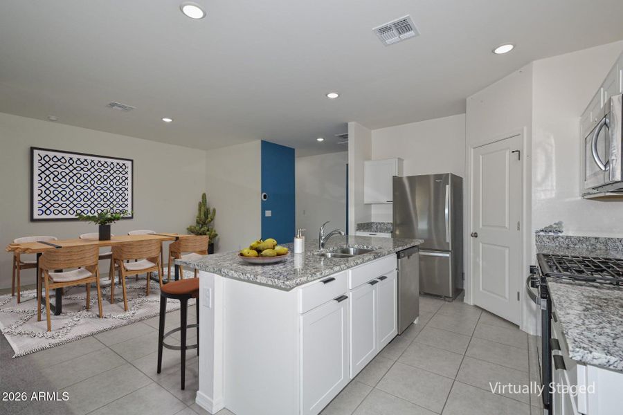 Kitchen with Virtual Staging