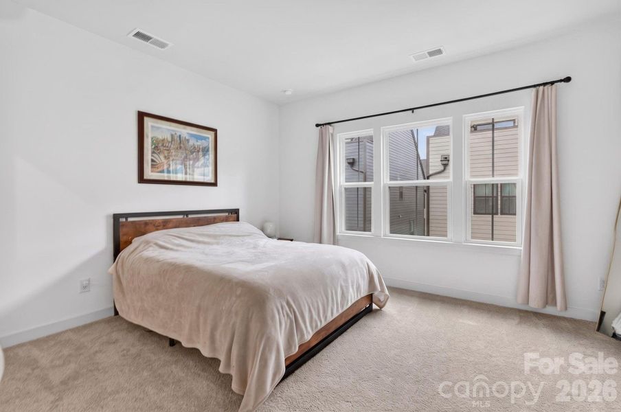 Upper level primary bedroom