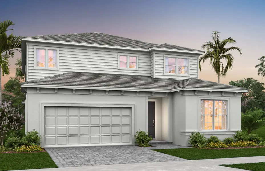 Representative exterior photo of a completed home built from the Scarlett by Pulte Homes in Highpointe, Stuart, FL (Image 2). Representative exterior photo of a completed home built from the Scarlett by Pulte Homes in Highpointe, Stuart, FL (Image 2).