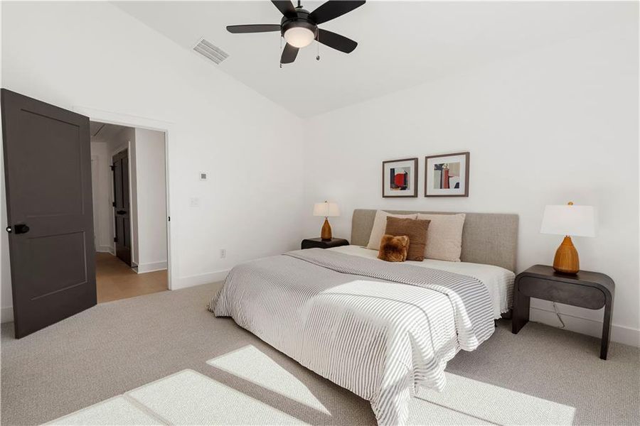 Furnished interior view inside a new home in , Atlanta (Image 28). Furnished interior view inside a new home in , Atlanta (Image 28).