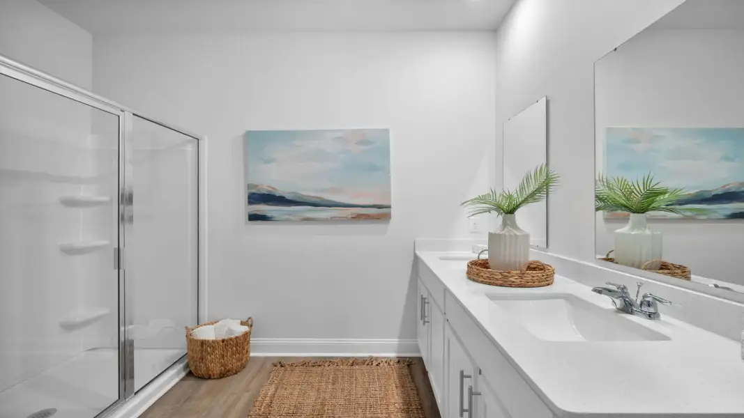 Furnished interior view inside a new home in The Retreat at East Argent, Ridgeland (Image 16).