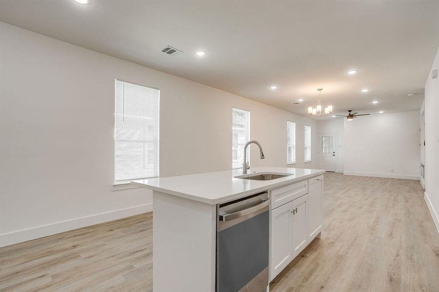 Furnished interior view inside a new home in , Fort Worth (Image 12).