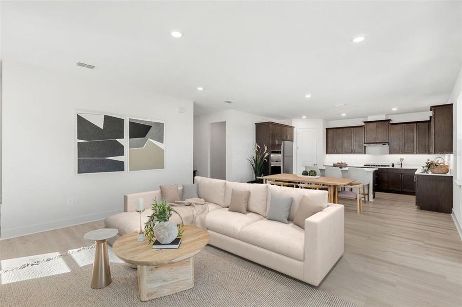 Furnished interior view inside a new home in Eden Crest, Apopka (Image 12).