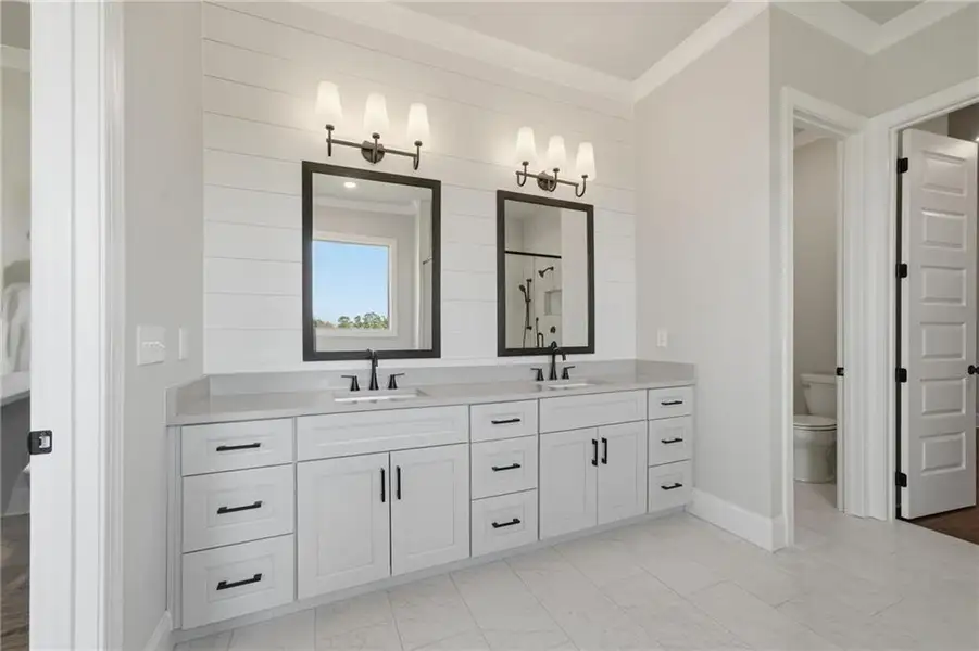 Furnished interior view inside a new home in , Gainesville (Image 15).